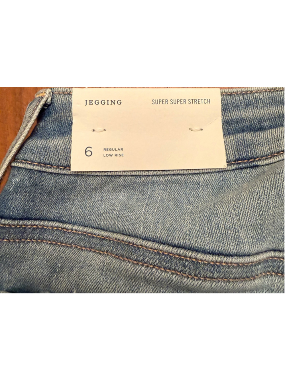 American Eagle Skinny Jeans Jeggings Size 6 Blue NWT - Picture 10 of 16
